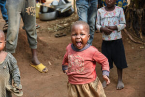 joie d une petite fille en rdc