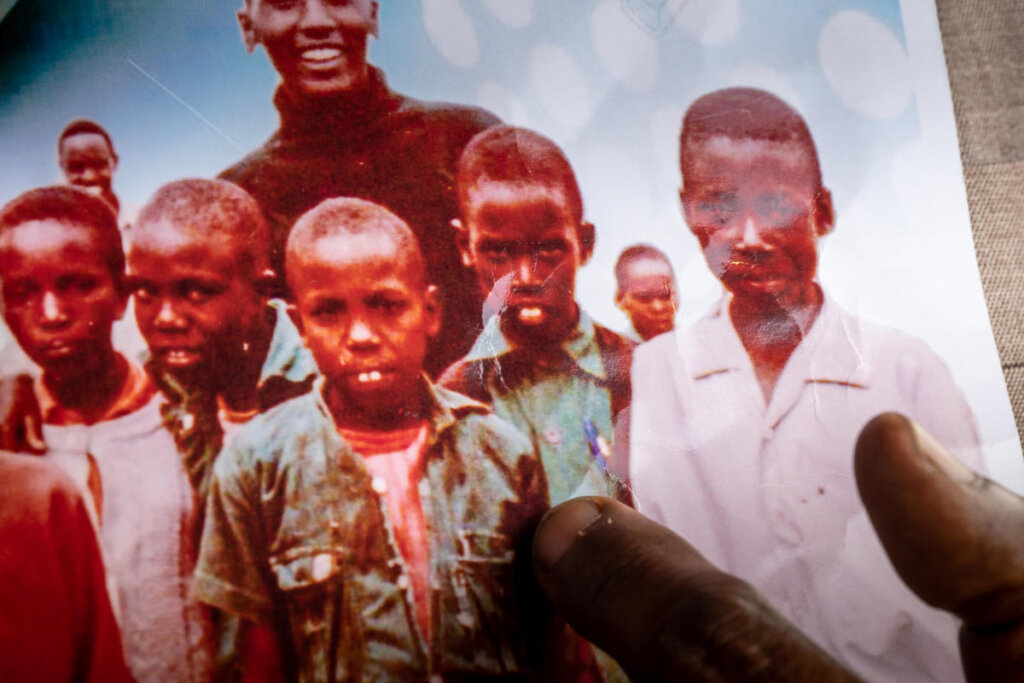 enfant soutenu par les actions de world vision