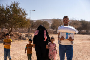 famille réfugiée en syrie à cause de l'instabilité du pays