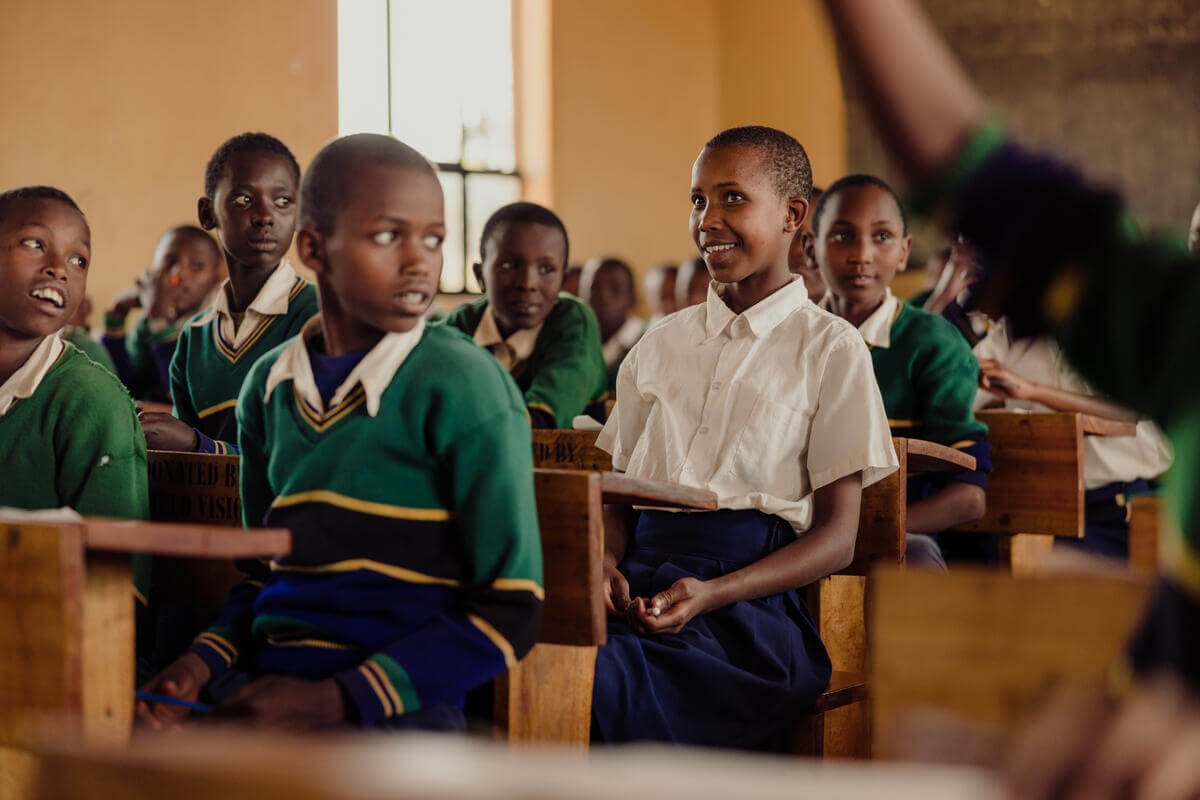 Photo de Glory avec ses camarades